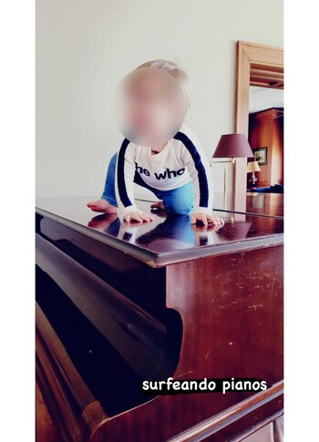 Benjamín compartió una foto de