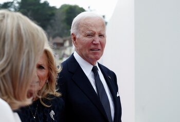 Joe Biden se encuentra en