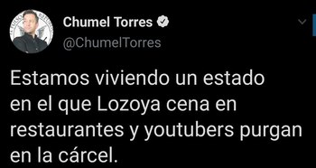El comediante nuevamente salió en