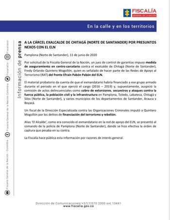 Investigaciones de la Fiscalía señalan