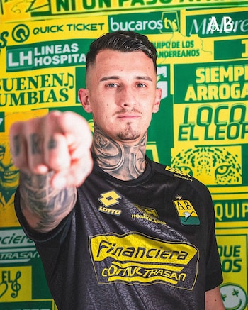Él es Cristopher Fiermarín, el arquero titular de Atlético Bucaramanga al que también se refirió Diego Novoa, quien ha atajado cuando Fiermarín no está disponible - crédito Atlético Bucarmanga