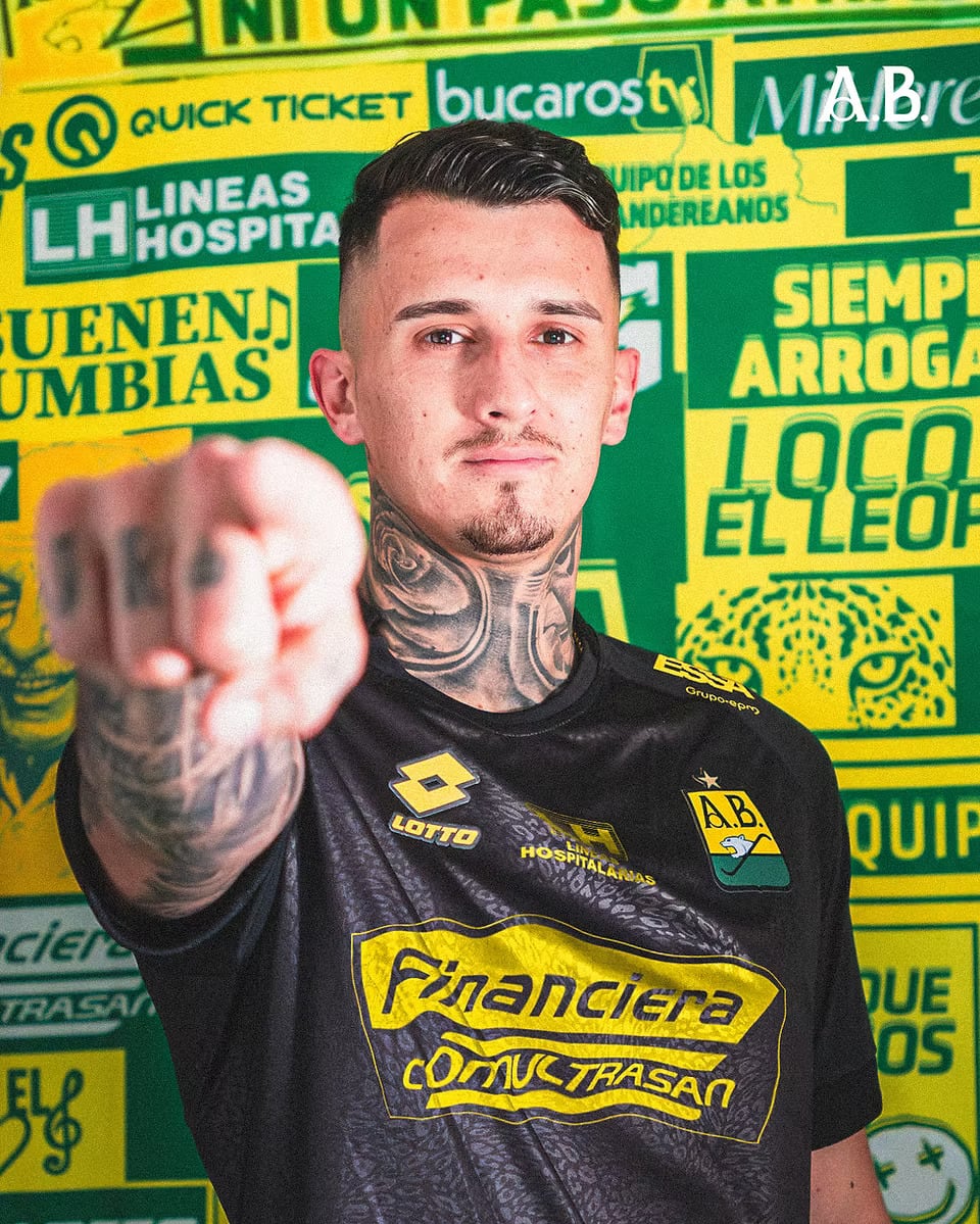 Él es Cristopher Fiermarín, el arquero titular de Atlético Bucaramanga al que también se refirió Diego Novoa, quien ha atajado cuando Fiermarín no está disponible - crédito Atlético Bucarmanga