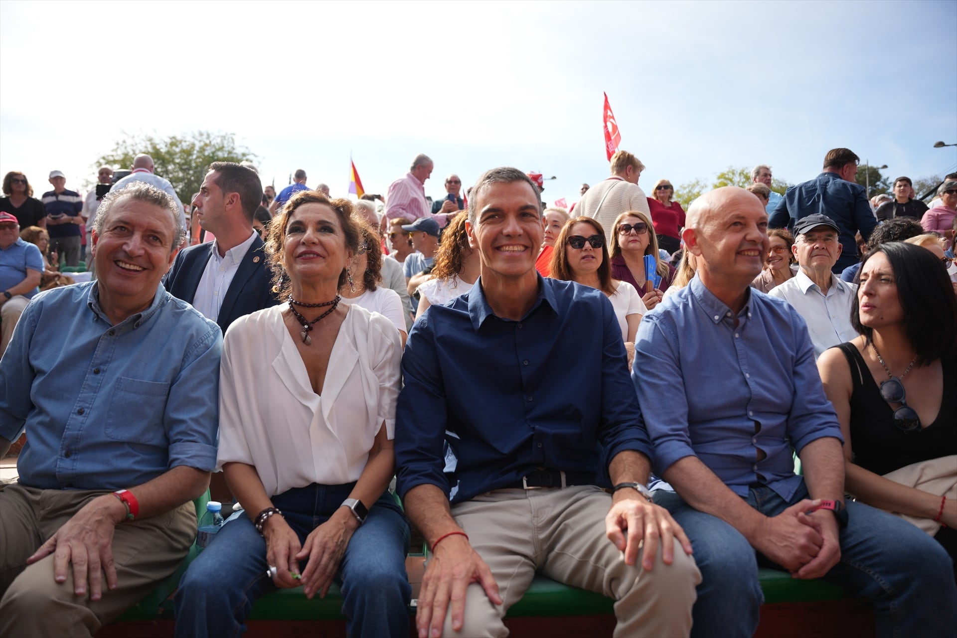 El PSOE inaugura la precampaña con un acto en Dos Hermanas, Sevilla (María José López / Europa Press)