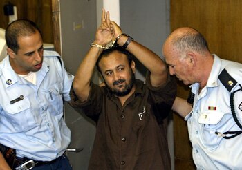 El terrorista palestino, Marwan Barghouti,