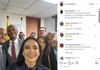 Luz María Zapata compartió esta