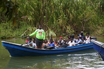 Imagen de referencia de migrantes