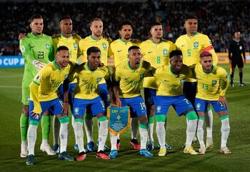 Selección de Brasil antes del