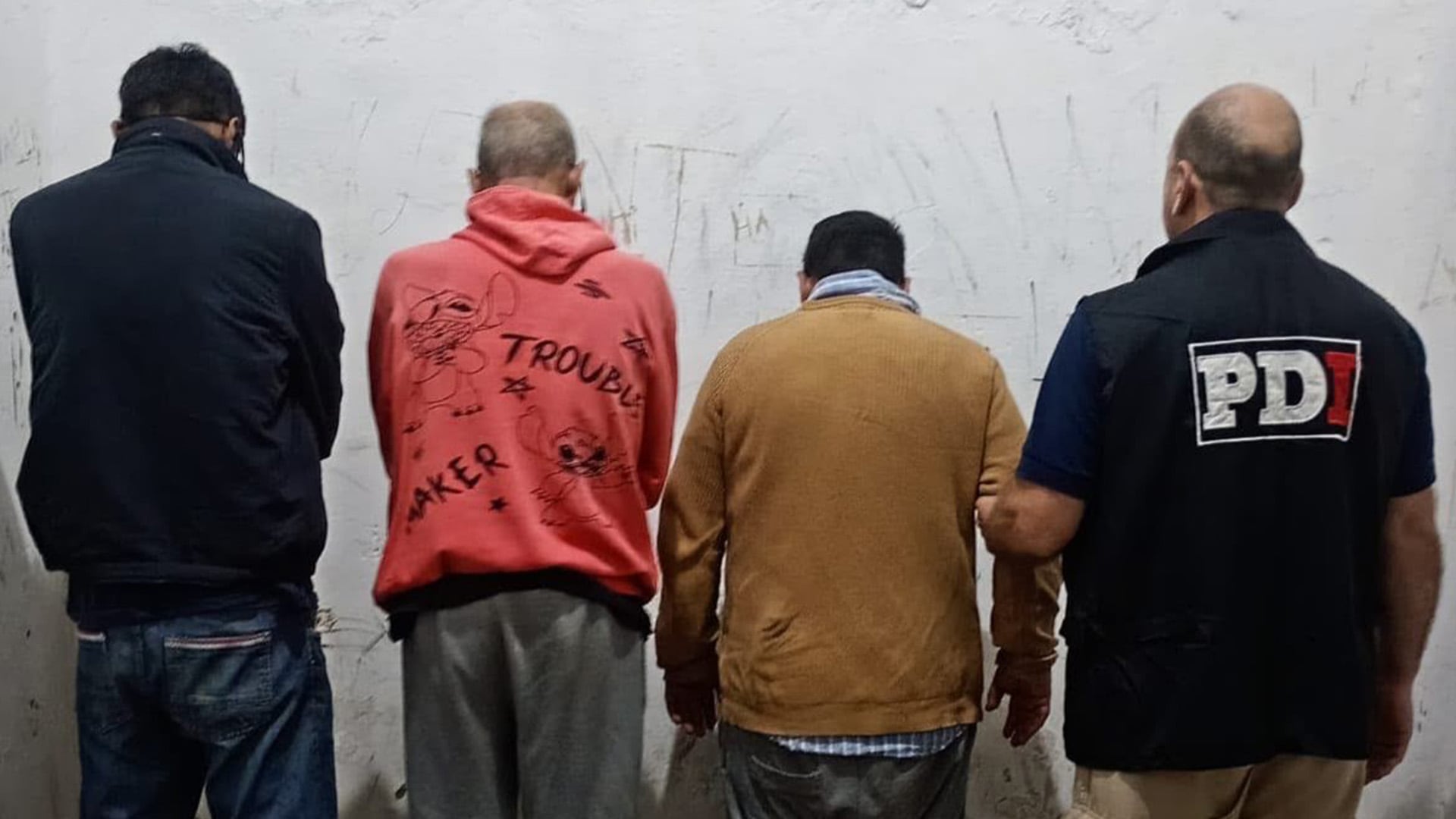 Los tres detenidos
