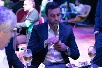 Fabián Cubero en pleno juego