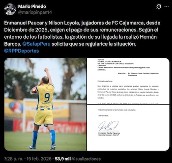 Información sobre el reclamo de