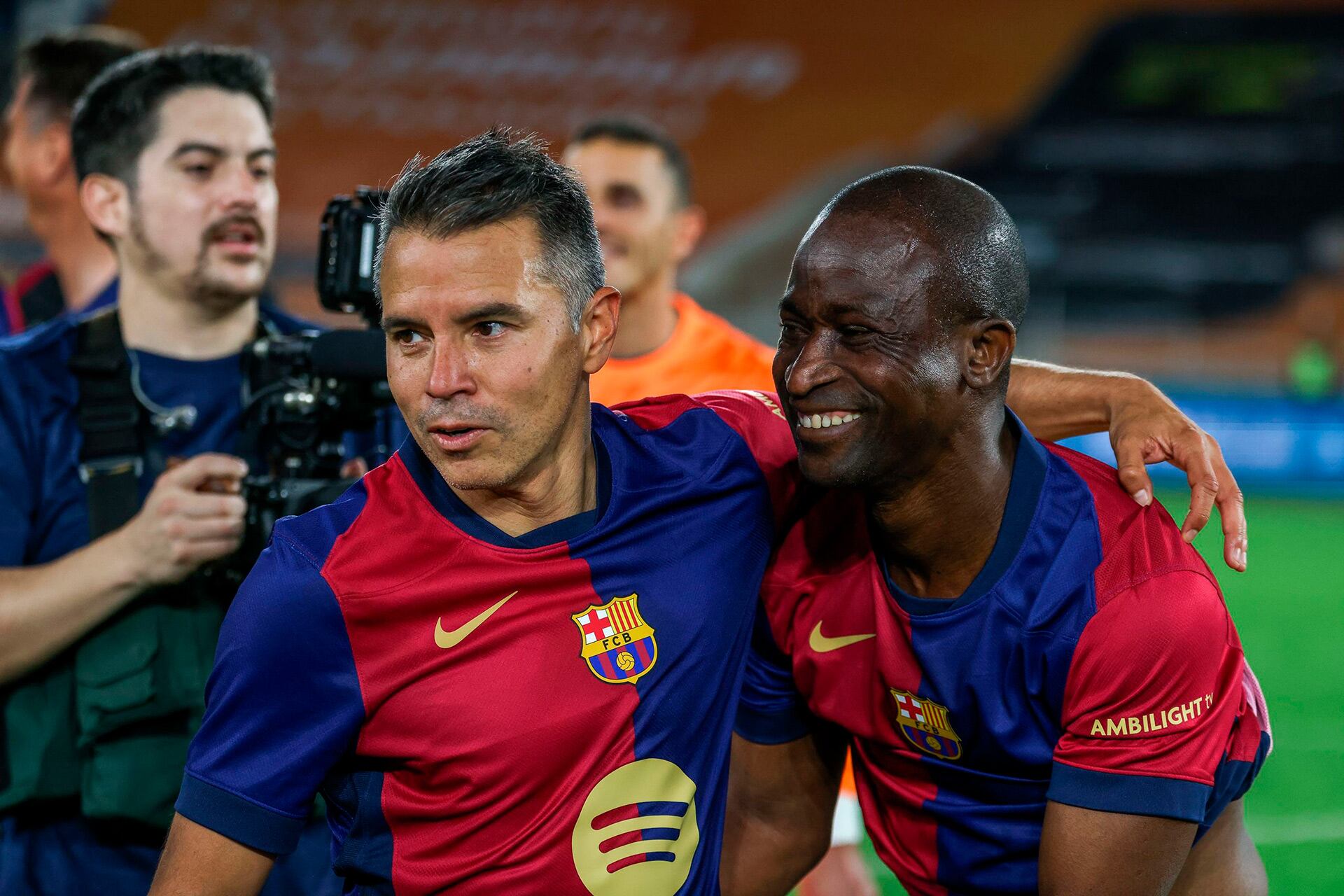 Saviola regaló su capacidad goleadora en la capital de Georgia