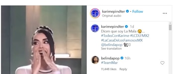 Belinda se declaró "Team Mar"