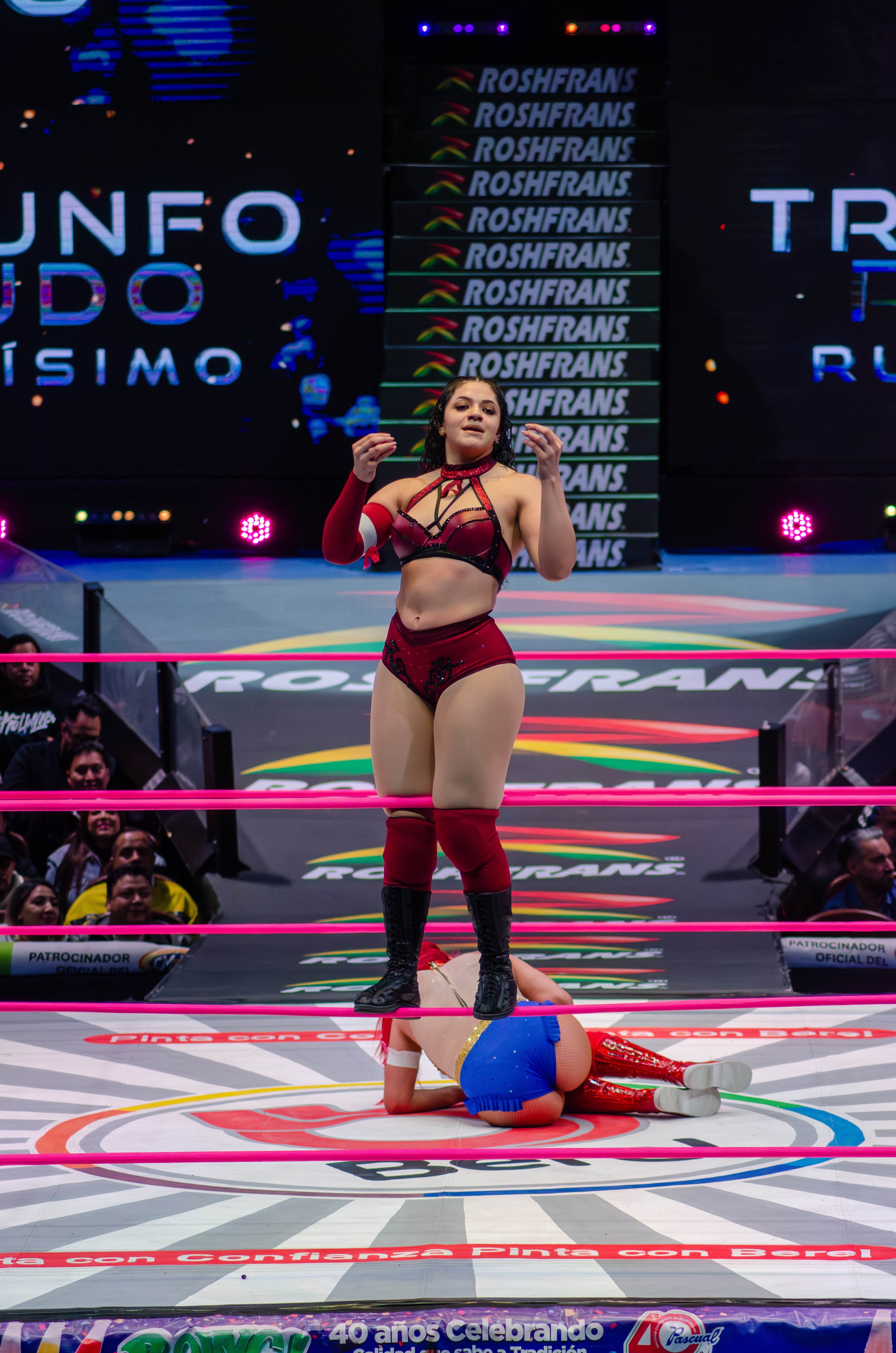 Persephone se perfiló para medirse ante Mercedes Moné por el Campeonato Mundial Femenil del CMLL el 10 de octubre. (Foto: CMLL / Óscar Reyes)