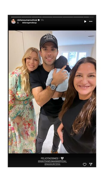 Nicole Neumann y Manu Urcera