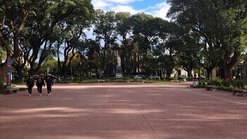 La plaza Mitre, un eje