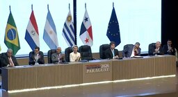 El gesto de Milei cuando el presidente de Paraguay reconoció a Lula da Silva por la firma entre el Mercosur y la UE