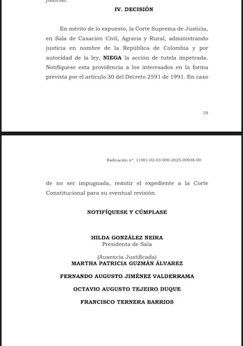 La Corte determinó que no