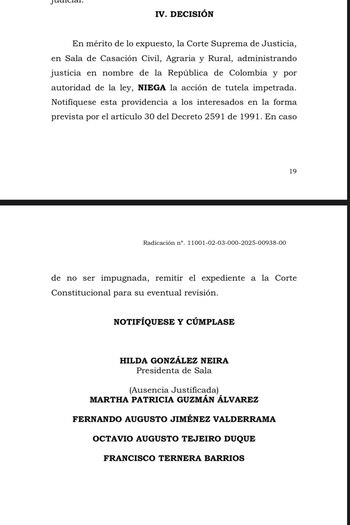 La Corte determinó que no