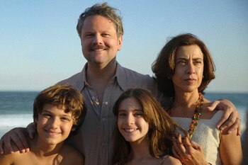 La familia protagonista de "Aún