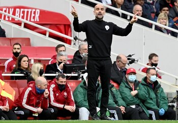 Pep Guardiola, técnico del Manchester