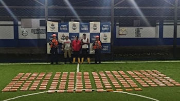 Con ayuda de patrullera estadounidense, así fue como la Armada de Colombia se incautó de más de 9 millones de dólares en droga