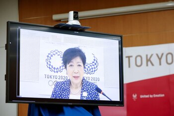 La gobernadora de Tokio Yuriko