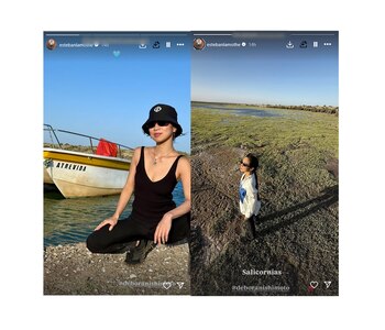 Esteban actuó de fotografó para