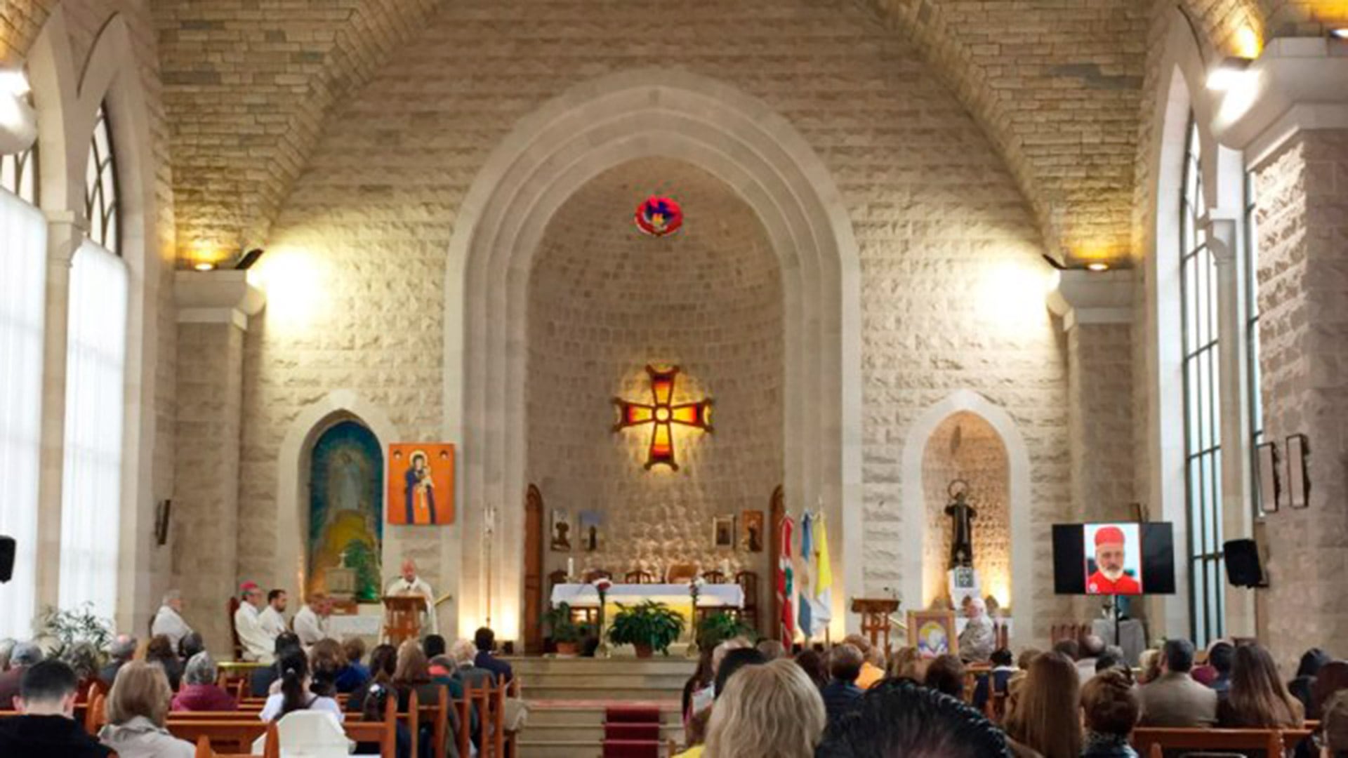 Catedral de san Marón en Buenos Aires. Sede de obispado católico de rito antioqueno (maronita)