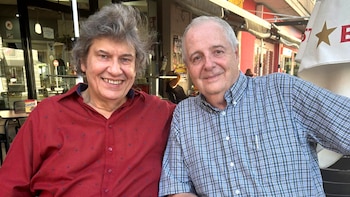 Zenón Franco y su amigo