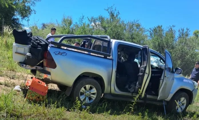 El siniestro se produjo a la altura del paraje San Lorenzo sobre la ruta provincial 13 en el sur de Santiago del Estero