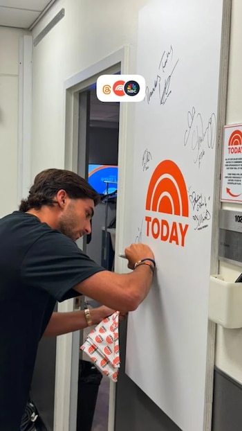 Ferran Torres en el programa 'Today'.