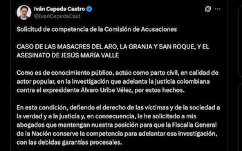 Iván Cepeda - crédito @IvanCepedaCast/X
