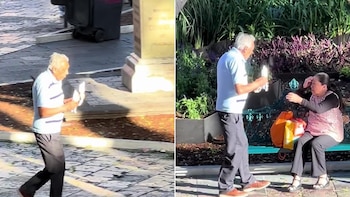 El gesto de un señor