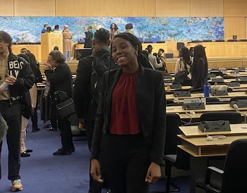 Kadry Thomas participó como representante de las juventudes afrodescendientes centroamericanas. Cortesía: UNFPA Costa Rica