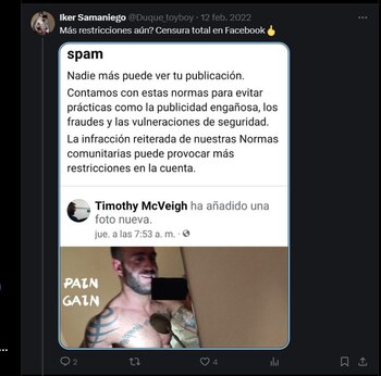 Iker Samaniego fue denunciado en