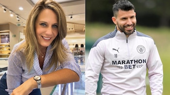 Rocío Marengo y Sergio Agüero