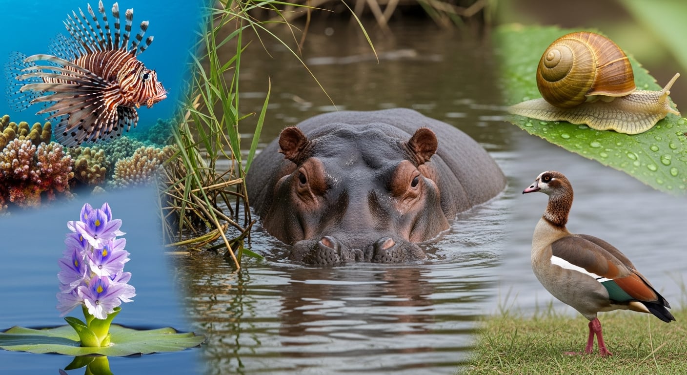 Estas especies han ingresado al país para consumo h7umano, decoración y cría - crédito (Imagen Ilustrativa Infobae)