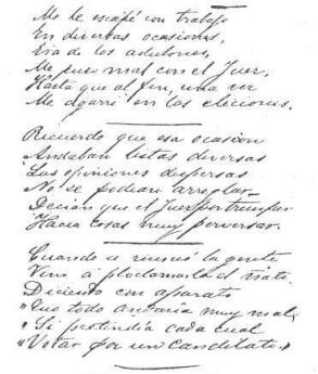 El Martín Fierro de puño y letra de su autor, que quiso una edición barata para que todos pudiesen tener acceso (Caras y Caretas)