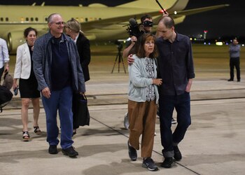 Los liberados de Rusia, caminan