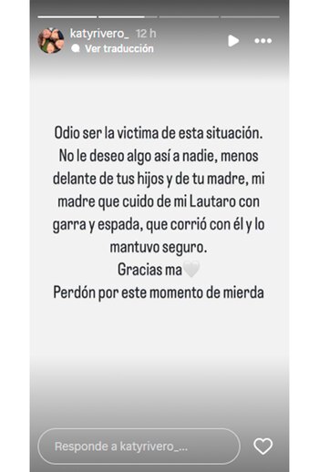 El crudo relato de Katy