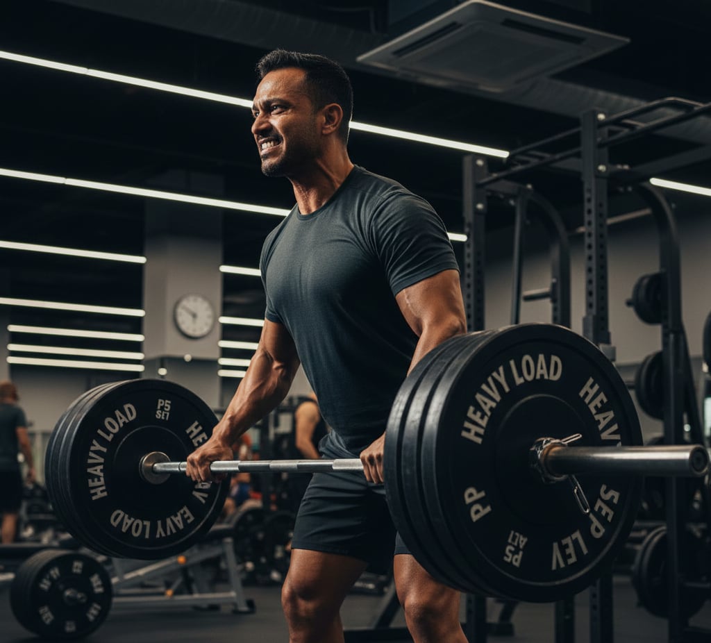 El exceso de ejercicio diario y las rutinas de levantamiento de pesas pueden ser un signo temprano de vigorexia, según expertos en salud (Imagen Ilustrativa Infobae)