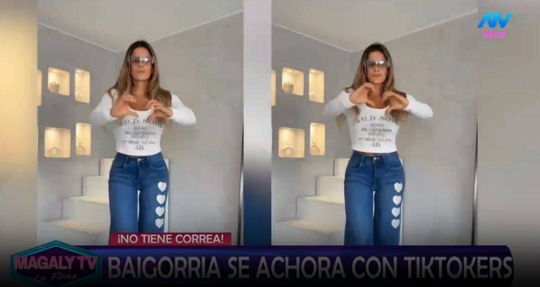Alejandra Baigorria amenaza con demandas y los comediantes le responden: “Tómalo con humor”. Captura: Magaly TV La Firme.