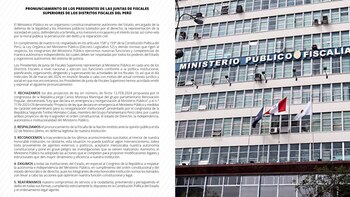 Pronunciamiento de los Presidentes de