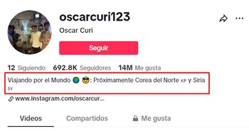 Oscar Curi reapareció en las