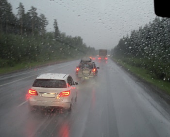 La lluvia y la nieve