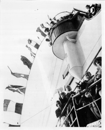 Porfirio Díaz abordó el Ypiranga