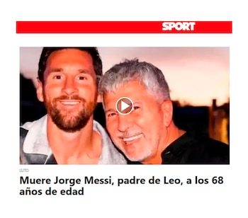 Portadas medios Jorge Messi