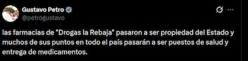 Gustavo Petro - crédito @petrogustavo/X