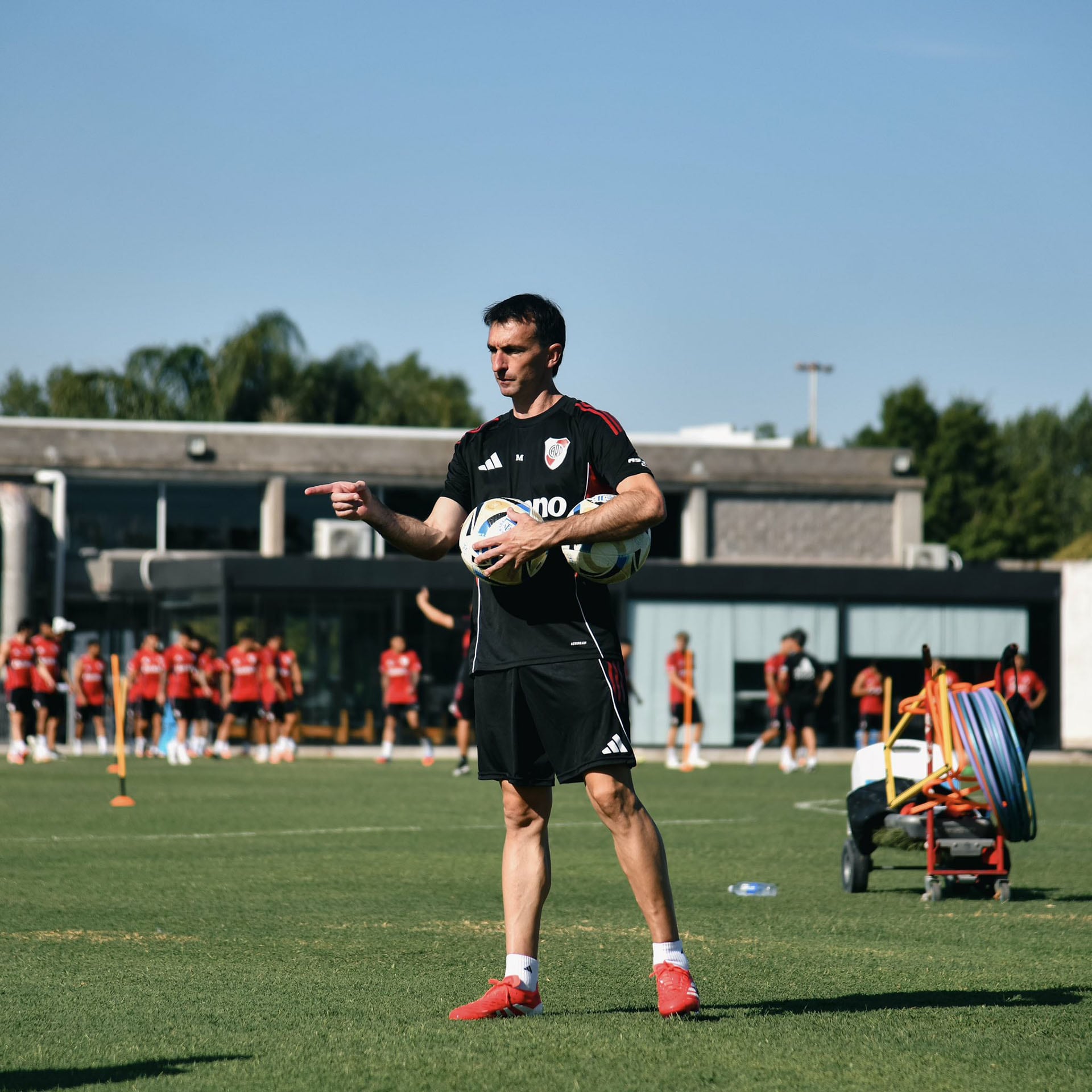 Marcelo Barovero se sumó al cuerpo técnico de Marcelo Gallardo en River Plate (@RiverPlate)