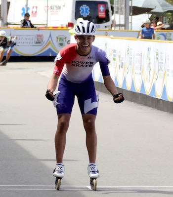 Juan Felipe Silva Rodríguez, único patinador de Barrancabermeja convocado al equipo nacional - crédito @fedepatincol/Instagram